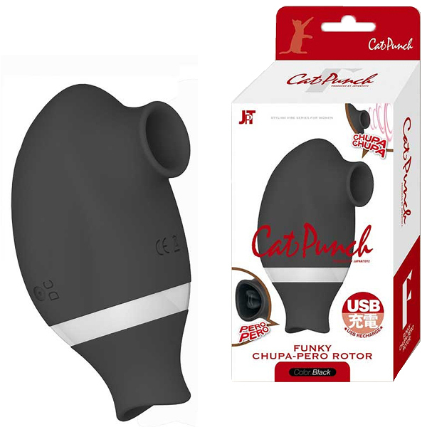 <吸うやつ>Cat Punch (F FUNKY CHUPA−PERO ROTOR) ブラック