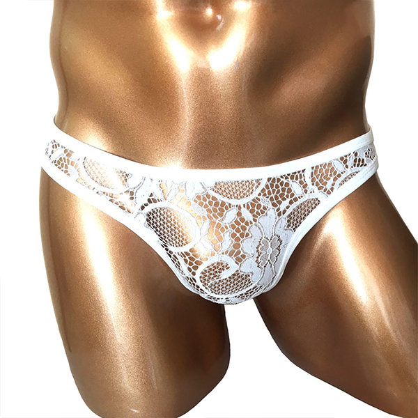 BadDaddy SEXYレースビキニ(L−001) ホワイト