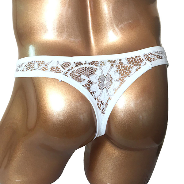 BadDaddy SEXYレースビキニ(L−001) ホワイト