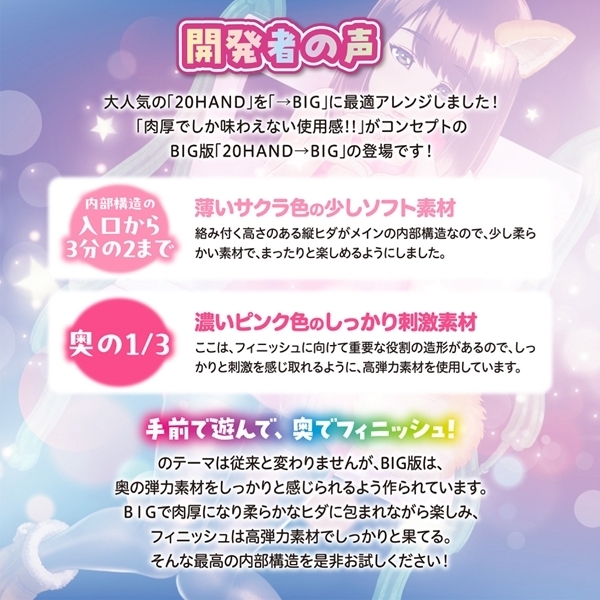 20HAND→BIG(トゥーゼロハンドビッグ)