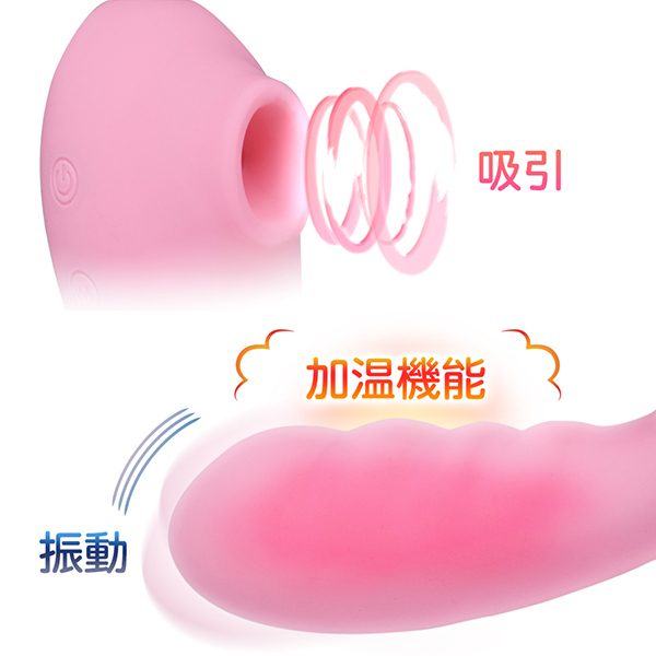 <吸うやつ>噂の吸引バイブ SILICON Sucking Vibrator (パープル)