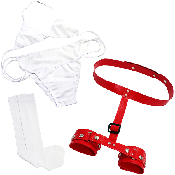 辱め遊戯「ワキ見せ拘束」 (レッド)