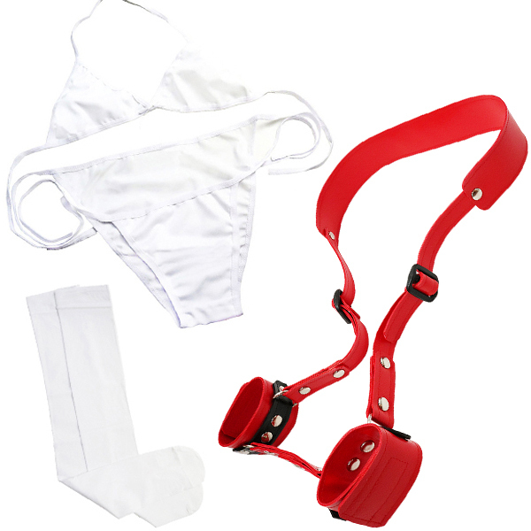 辱め遊戯「抱え込み拘束」 (レッド)