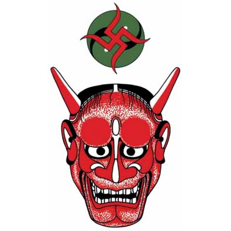 タトゥーシール　赤般若