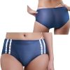 ＵＮＩＳＥＸ　極薄ストレッチサテンラインブルマ