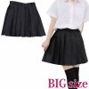 無地プリーツスカート単品　ＢＩＧ