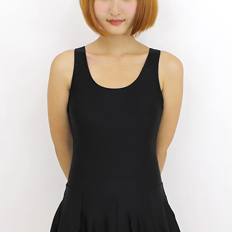 Alternative view of パッド付きの本物スカート付きスクール水着　黒　ＸＸＬ