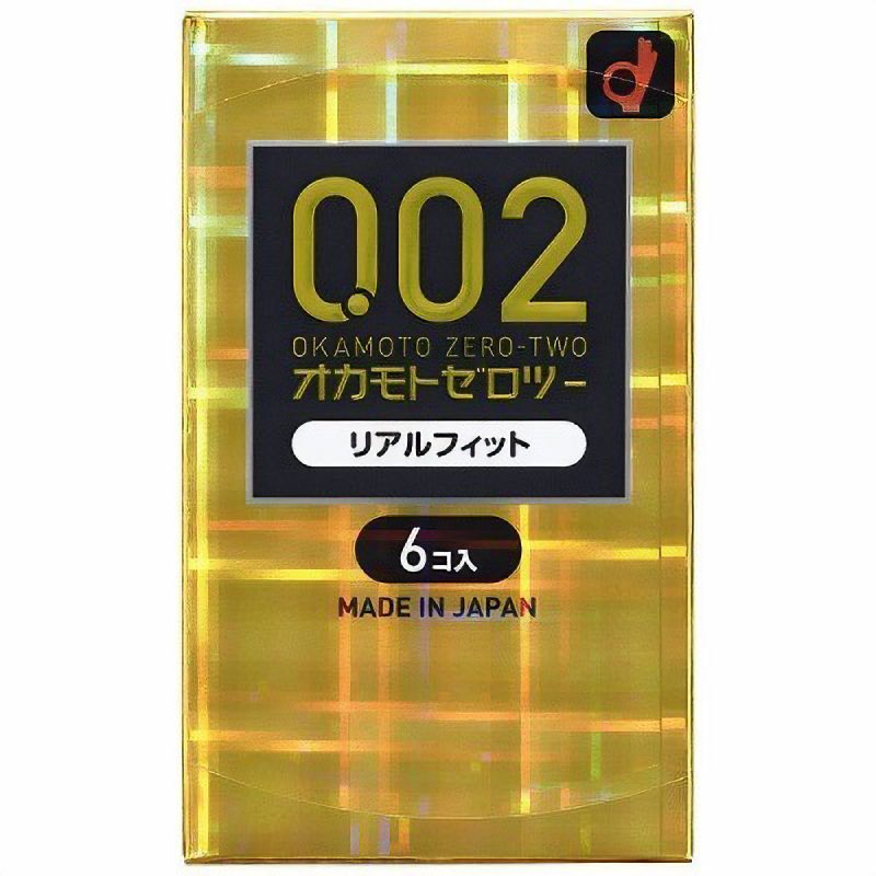 オカモトゼロツー　うすさ均一０．０２　（リアルフィット）　６個入り