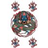 タトゥーシール　火炎龍