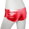 メタリックホットパンツ　レッド